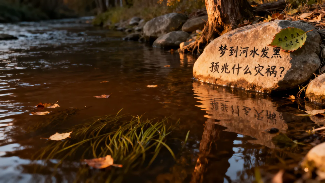 梦到河水发黑是好是坏,梦见河水变黑预兆什么灾祸 梦到河水发黑是好是坏,梦见河水变黑预兆什么灾祸