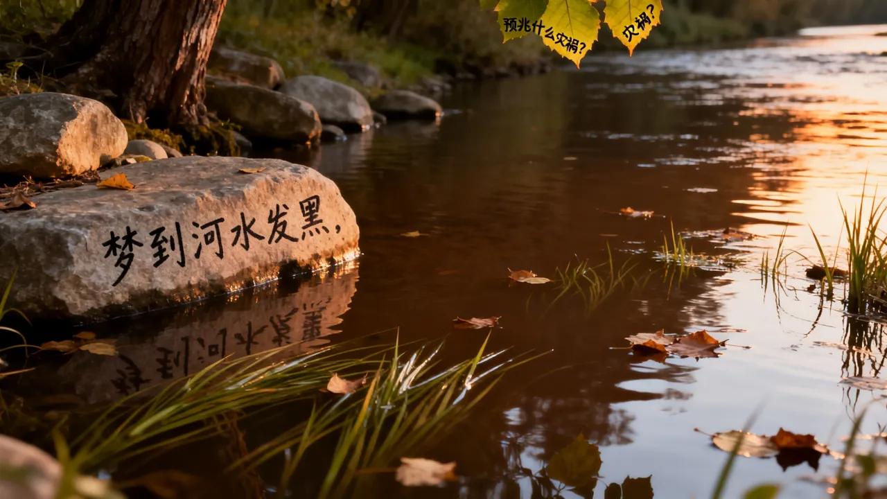 梦到河水发黑是好是坏,梦见河水变黑预兆什么灾祸 梦到河水发黑是好是坏,梦见河水变黑预兆什么灾祸