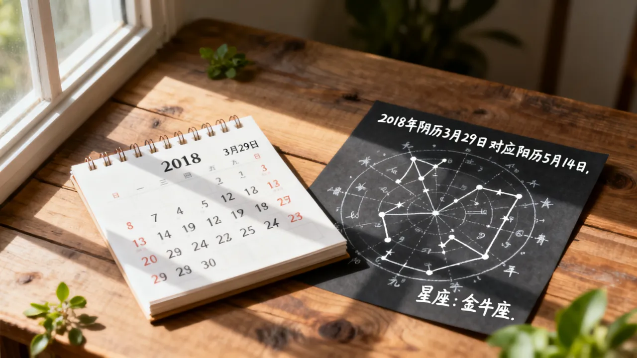 2018阴历3.29是阳历几号,农历三月二十九是什么星座? 2018阴历3.29是阳历几号,农历三月二十九是什么星座?