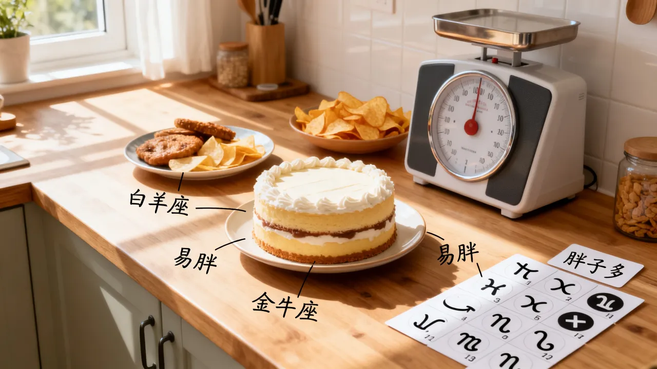 十二星座中谁最容易胖,胖子最多的星座是哪个? 十二星座中谁最容易胖,胖子最多的星座是哪个?