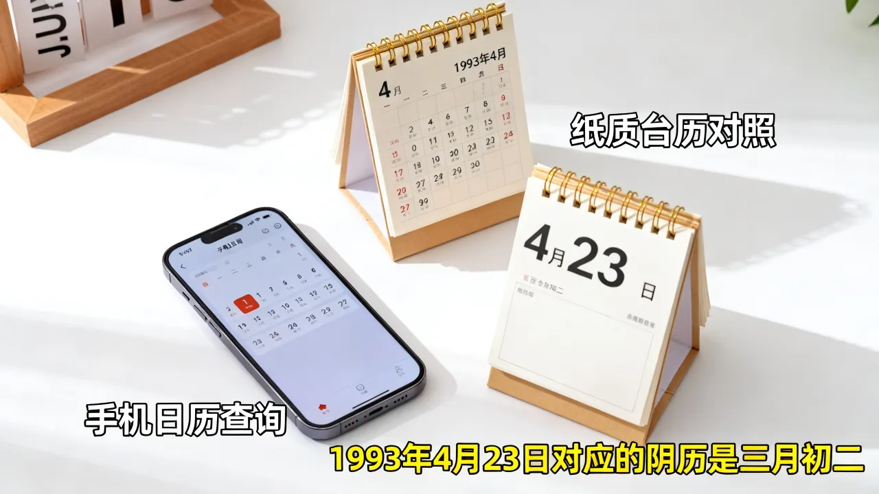 1993年4月23日阴历是多少,农历生日怎么查? 1993年4月23日阴历是多少,农历生日怎么查?