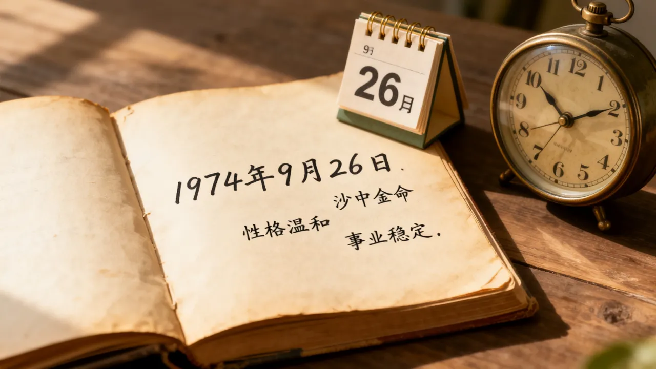 1974年9月26日出生的人命运如何,是什么命? 1974年9月26日出生的人命运如何,是什么命?