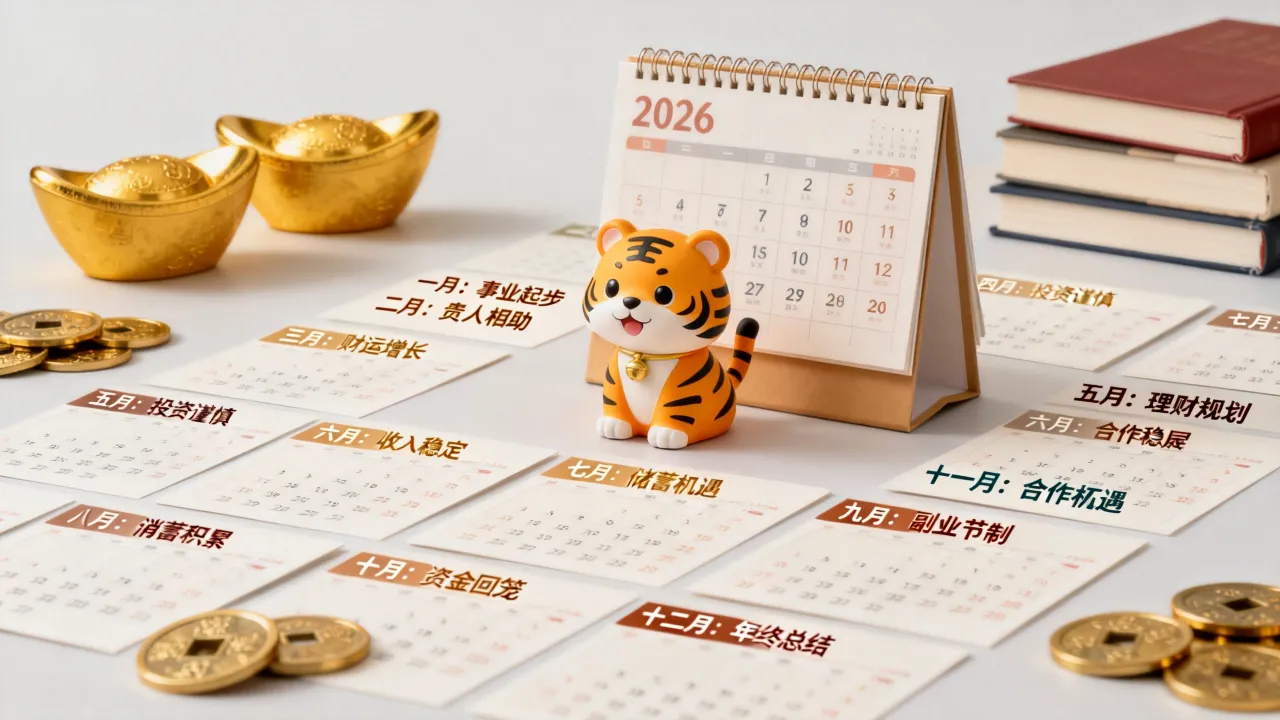 属虎2026年每月运势如何,各月财运怎样提升? 属虎2026年每月运势如何,各月财运怎样提升?