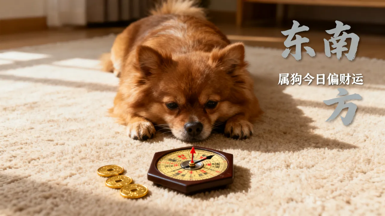 属狗的今日偏财运如何,生肖狗今日偏财运方位在哪? 属狗的今日偏财运如何,生肖狗今日偏财运方位在哪?