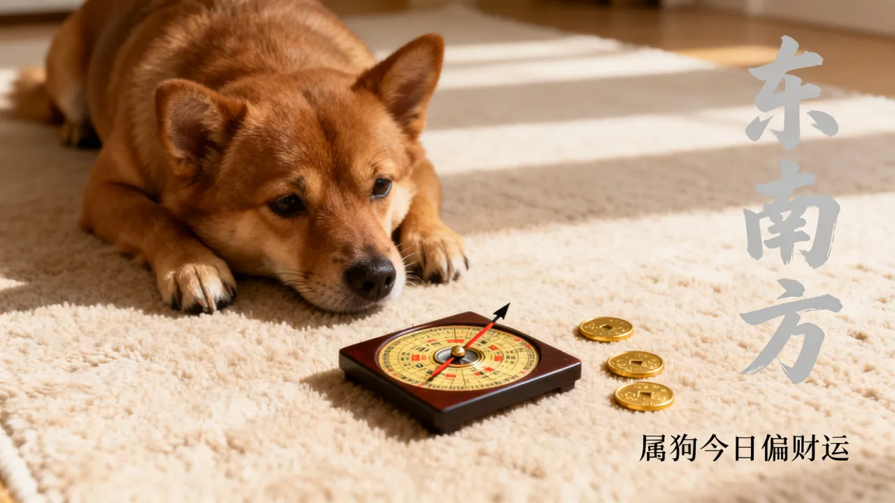 属狗的今日偏财运如何,生肖狗今日偏财运方位在哪? 属狗的今日偏财运如何,生肖狗今日偏财运方位在哪?