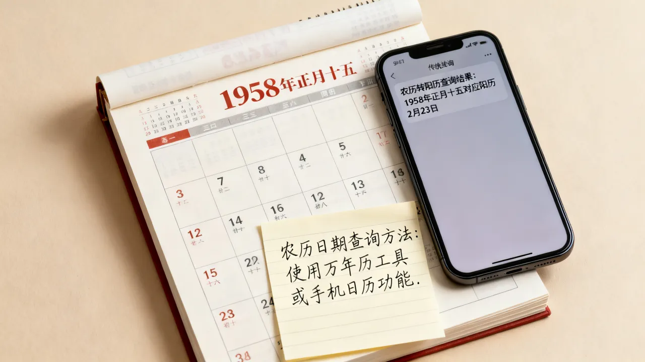1958年正月十五阴历是阳历几月几号,农历日期怎么查 1958年正月十五阴历是阳历几月几号,农历日期怎么查