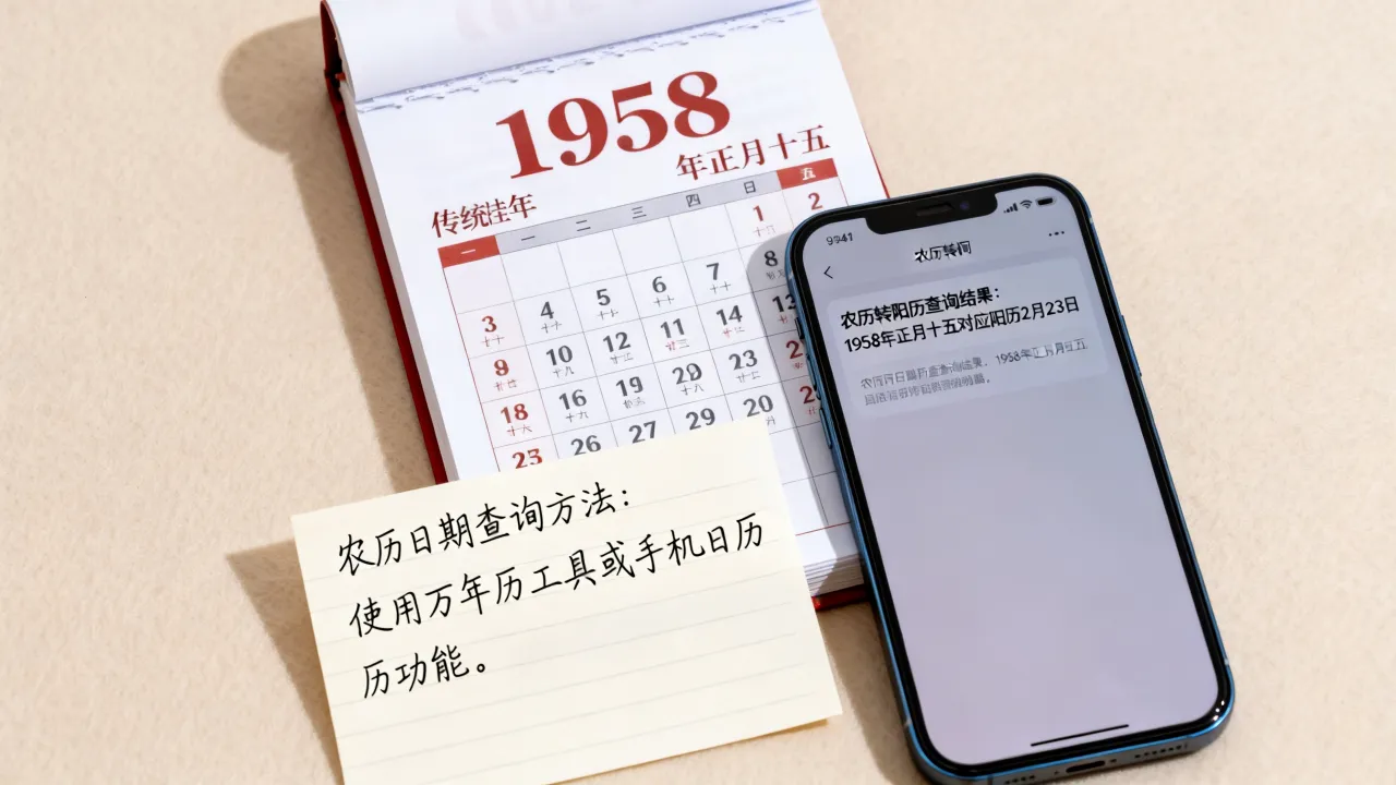 1958年正月十五阴历是阳历几月几号,农历日期怎么查 1958年正月十五阴历是阳历几月几号,农历日期怎么查