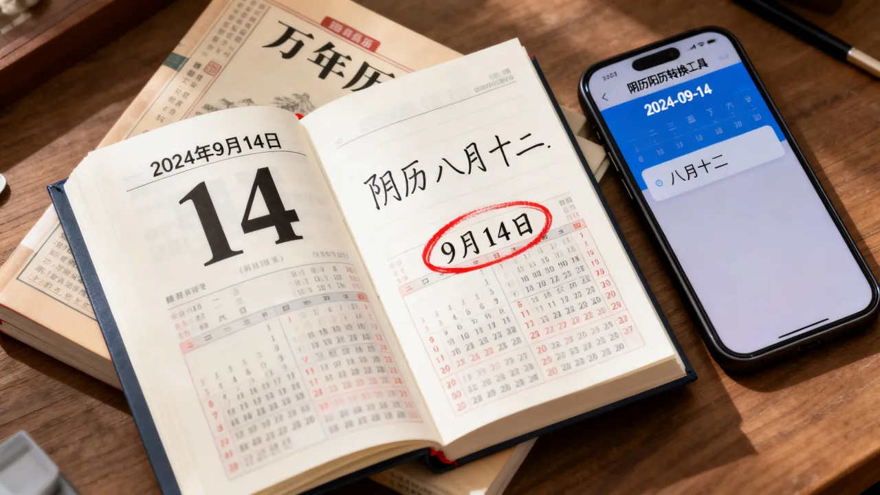 2024年9月14号是阴历几号,阴历阳历转换怎么查 2024年9月14号是阴历几号,阴历阳历转换怎么查