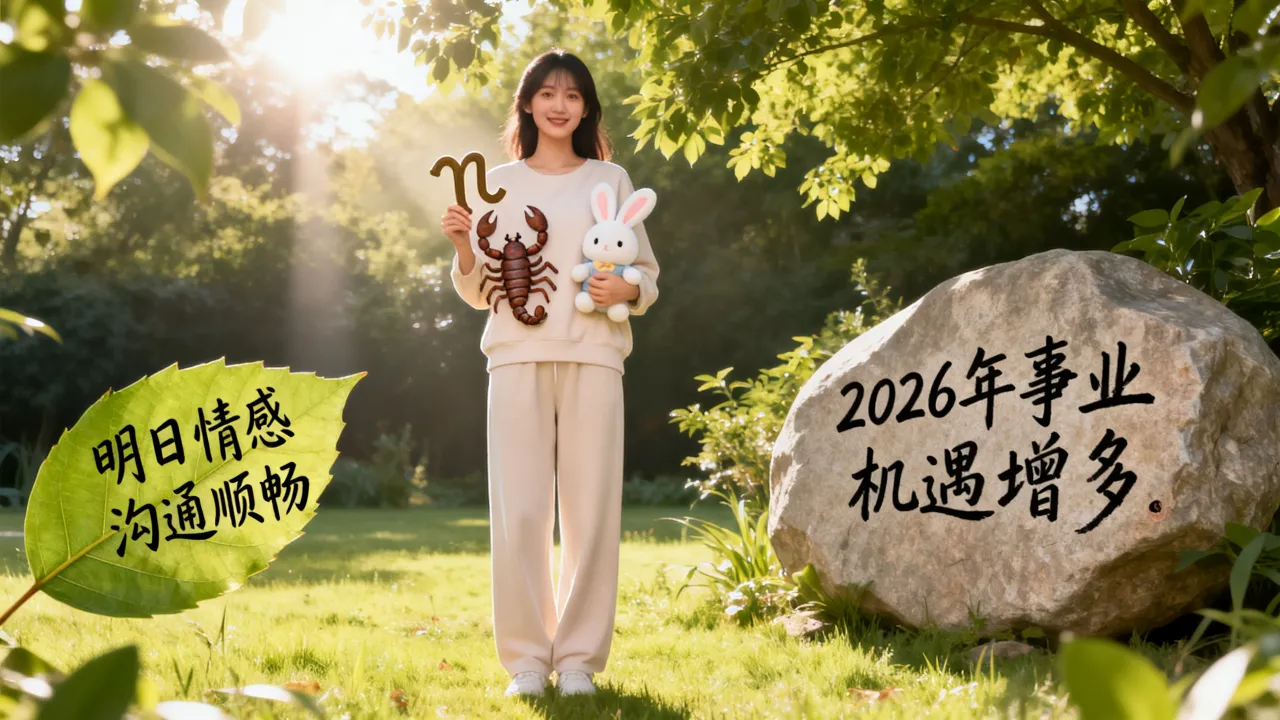 天蝎女属兔2026运势如何，属兔天蝎女明日运势如何？