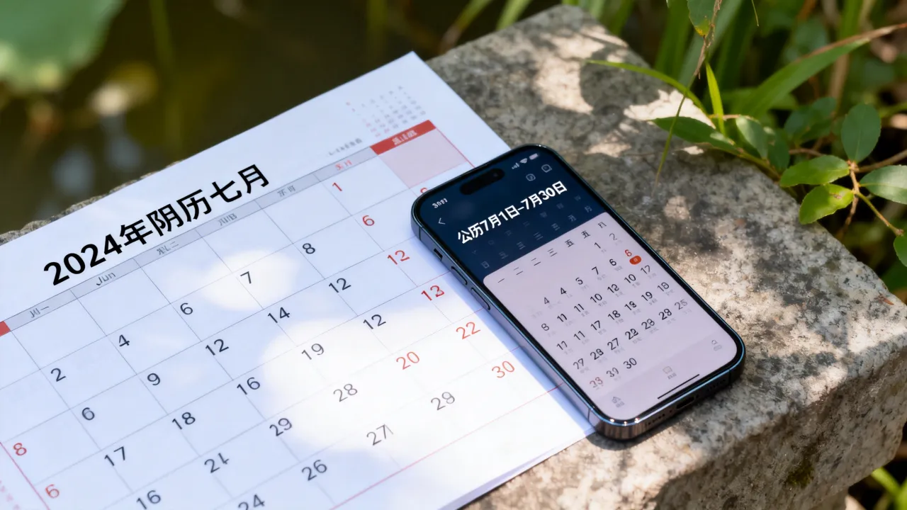 7月阴历日历怎么查?2024年阴历七月对应公历几天 7月阴历日历怎么查?2024年阴历七月对应公历几天