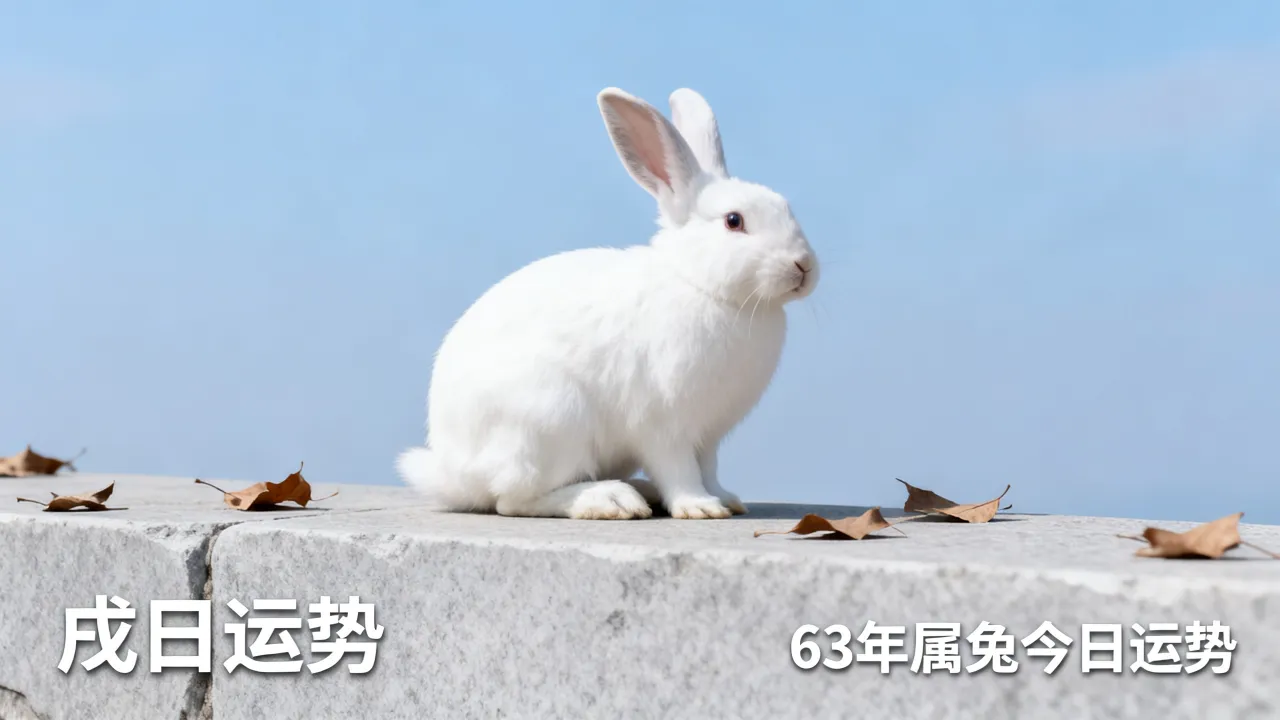 属兔的人在戌日运势如何,63年属兔人今天运势怎样? 属兔的人在戌日运势如何,63年属兔人今天运势怎样?