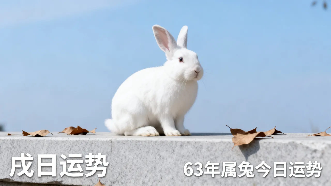 属兔的人在戌日运势如何,63年属兔人今天运势怎样? 属兔的人在戌日运势如何,63年属兔人今天运势怎样?