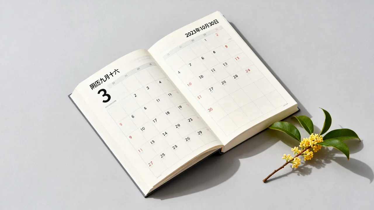阴历916阳历是几月几日，阴历九月十六对应的公历日期是什么