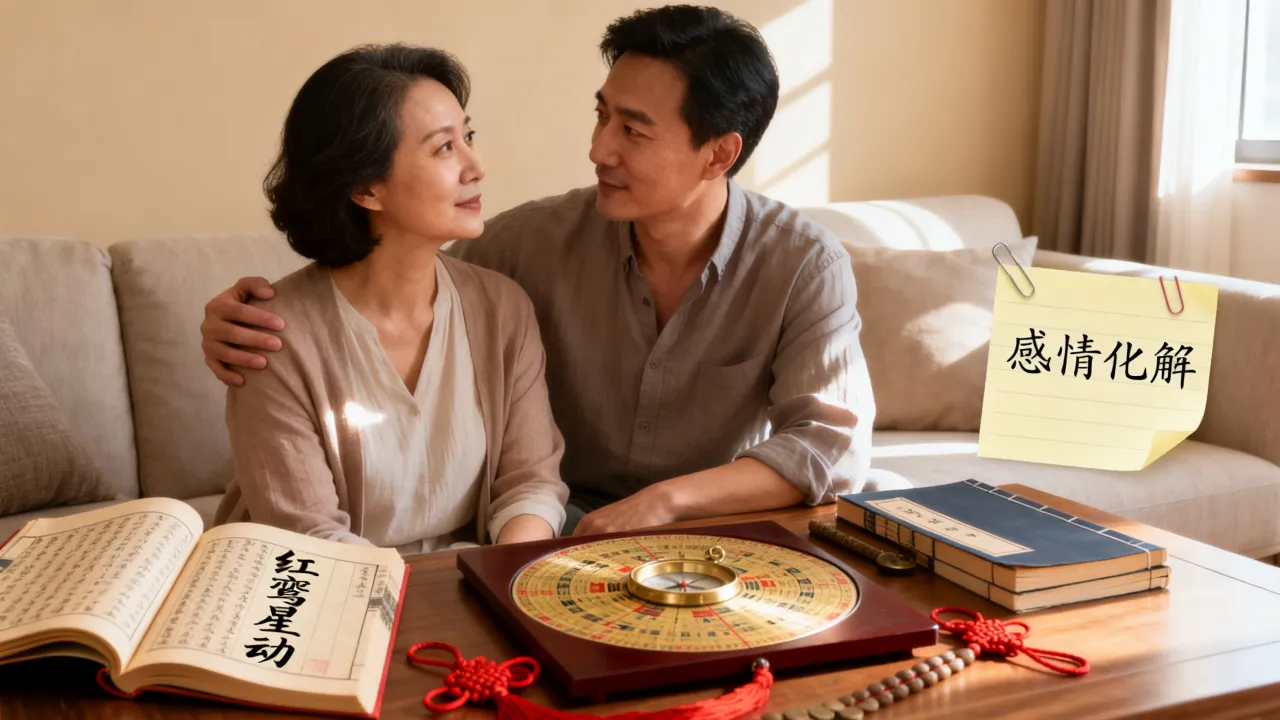 夫妻宫红鸾星动是吉是凶,感情婚姻如何化解 夫妻宫红鸾星动是吉是凶,感情婚姻如何化解