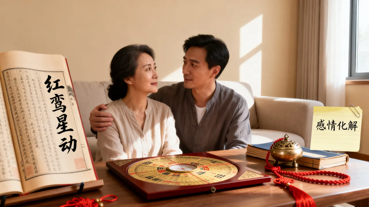 夫妻宫红鸾星动是吉是凶,感情婚姻如何化解 夫妻宫红鸾星动是吉是凶,感情婚姻如何化解