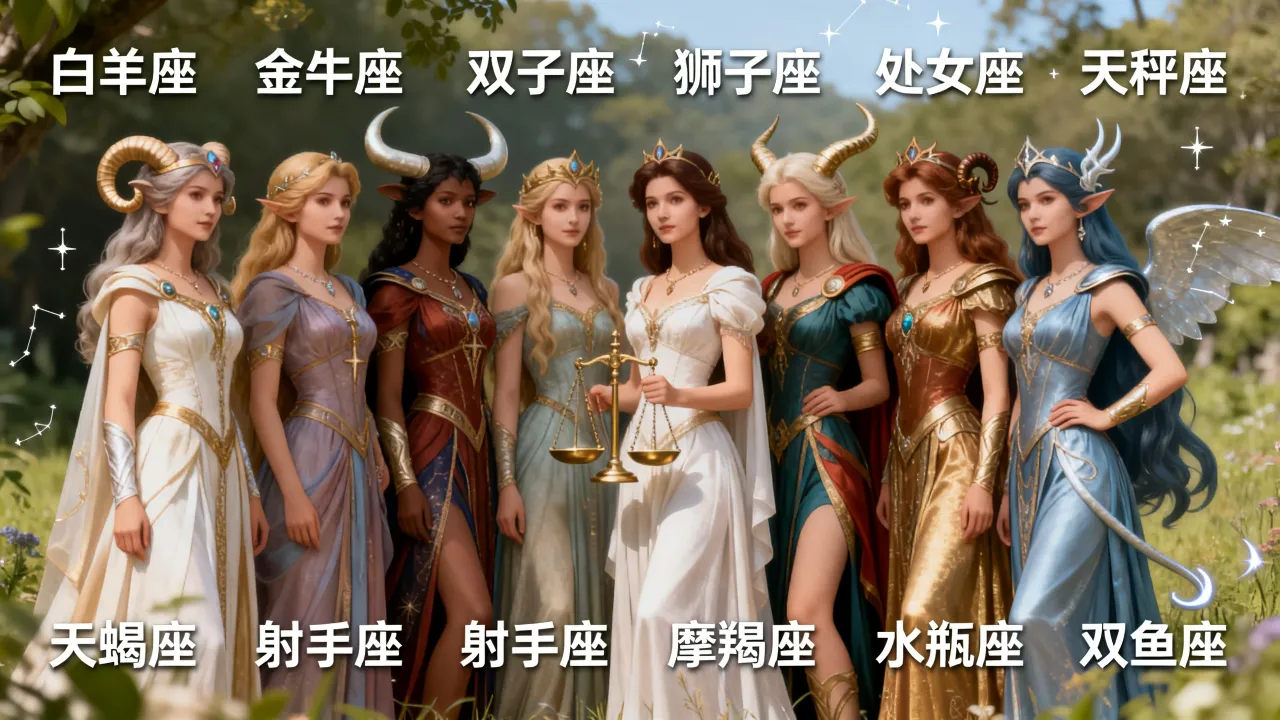 十二星座公主图照片怎么画?十二星座公主照片大全 十二星座公主图照片怎么画?十二星座公主照片大全
