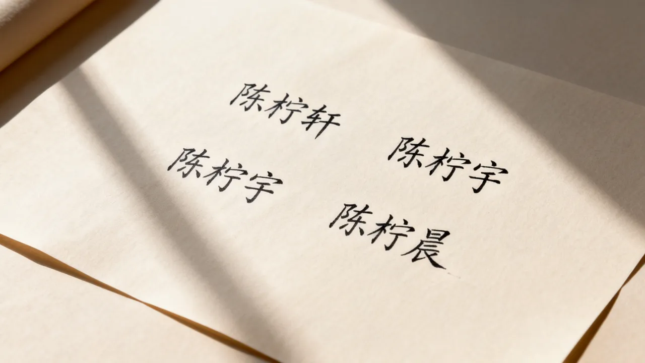 男宝宝起名陈什么柠好听？陈姓男孩带柠字取名大全