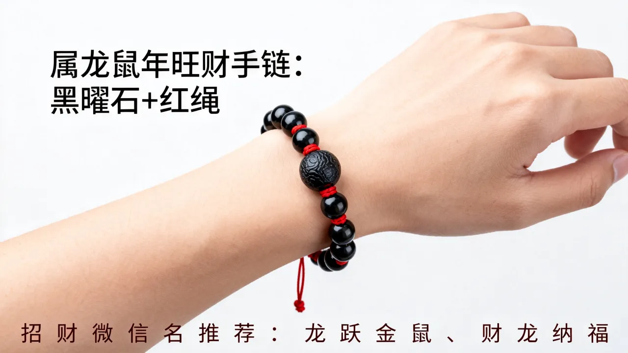 属龙在鼠年戴什么手链旺财，属龙招财旺财微信名有哪些？