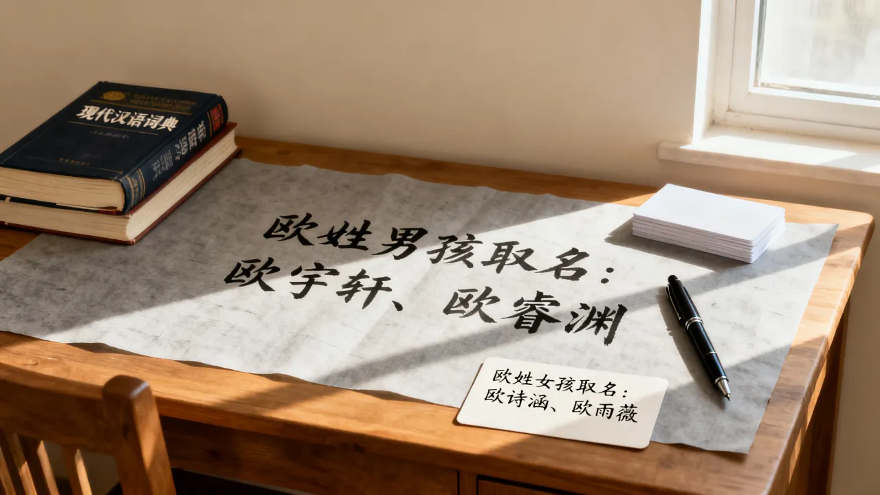 欧宝宝怎么起名好听点，姓欧男孩女孩取名技巧有哪些