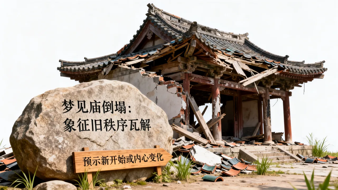 梦见庙倒塌是什么意思,梦见庙倒塌预示什么征兆? 梦见庙倒塌是什么意思,梦见庙倒塌预示什么征兆?