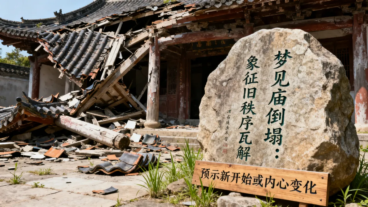梦见庙倒塌是什么意思,梦见庙倒塌预示什么征兆? 梦见庙倒塌是什么意思,梦见庙倒塌预示什么征兆?