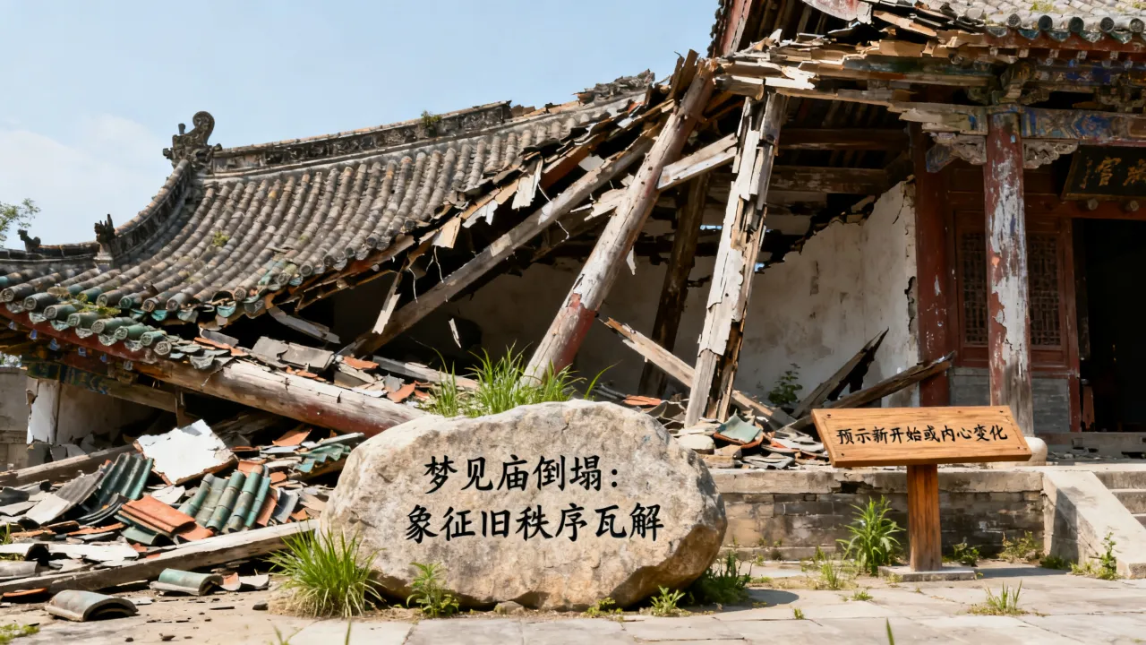 梦见庙倒塌是什么意思,梦见庙倒塌预示什么征兆? 梦见庙倒塌是什么意思,梦见庙倒塌预示什么征兆?