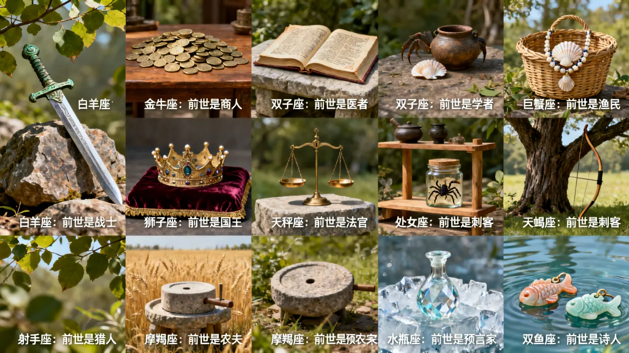 十二星座前世怎么查,你的前世身份是什么? 十二星座前世怎么查,你的前世身份是什么?
