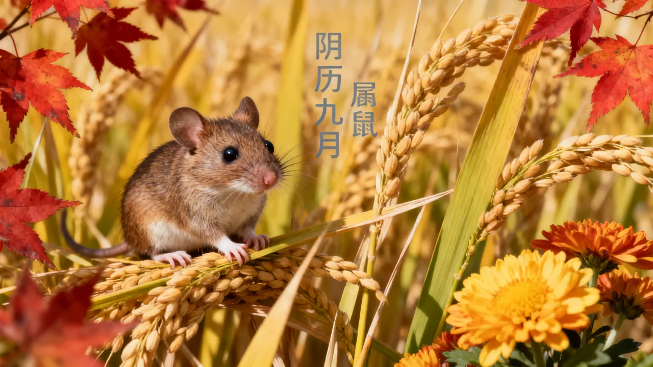 阴历9月的鼠命运如何，属鼠农历九月出生好吗？