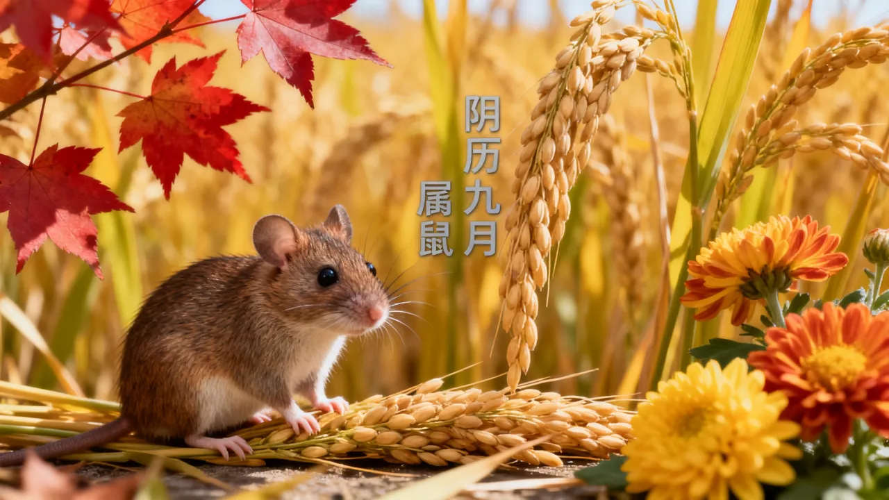 阴历9月的鼠命运如何，属鼠农历九月出生好吗？