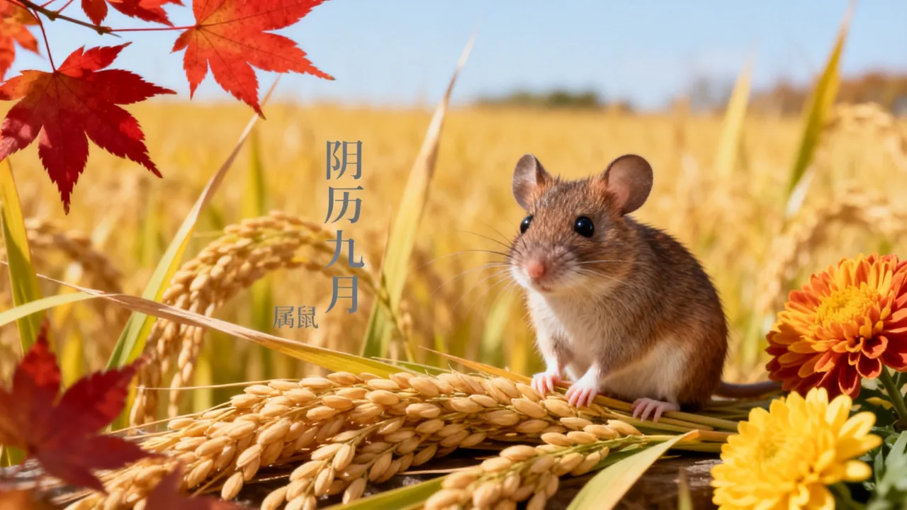 阴历9月的鼠命运如何，属鼠农历九月出生好吗？