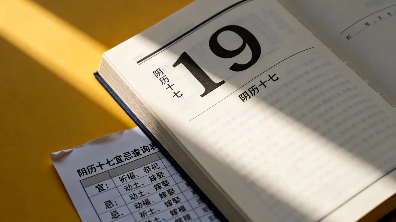 日历阴历十七是吉日吗,阴历十七宜忌查询表 日历阴历十七是吉日吗,阴历十七宜忌查询表