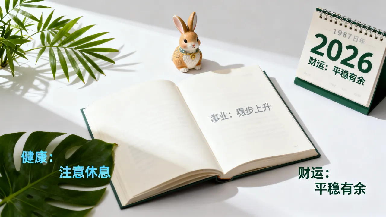 1987年属兔女2026年运势如何,蛇年命运走向详解 1987年属兔女2026年运势如何,蛇年命运走向详解