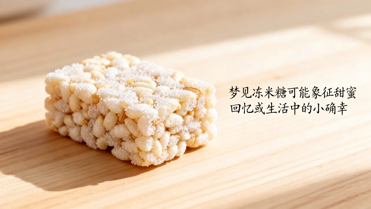 梦见冻米糖意味着什么，梦见冻米糖是什么预兆