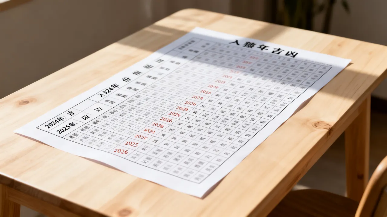 入殓怎么看年份吉凶表？入殓年份吉凶表怎么查才准确