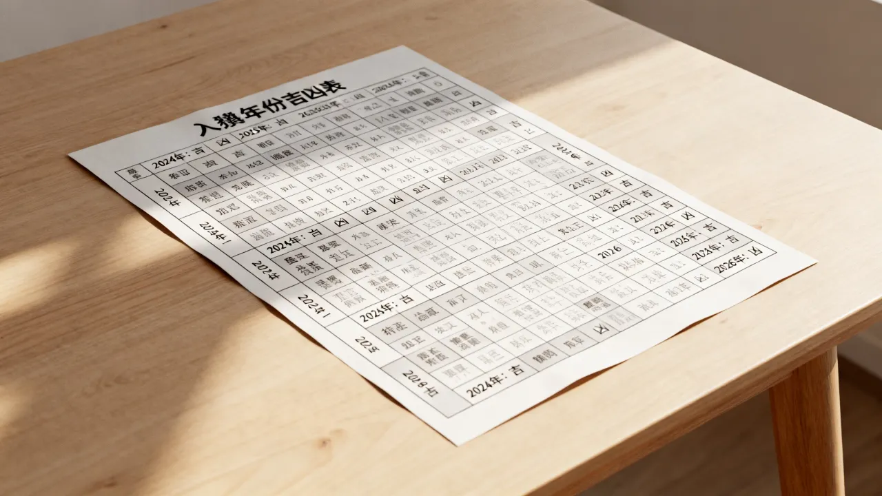 入殓怎么看年份吉凶表？入殓年份吉凶表怎么查才准确