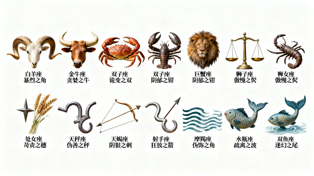 十二星座黑暗名是什么?十二星座黑暗名字大全有哪些? 十二星座黑暗名是什么?十二星座黑暗名字大全有哪些?