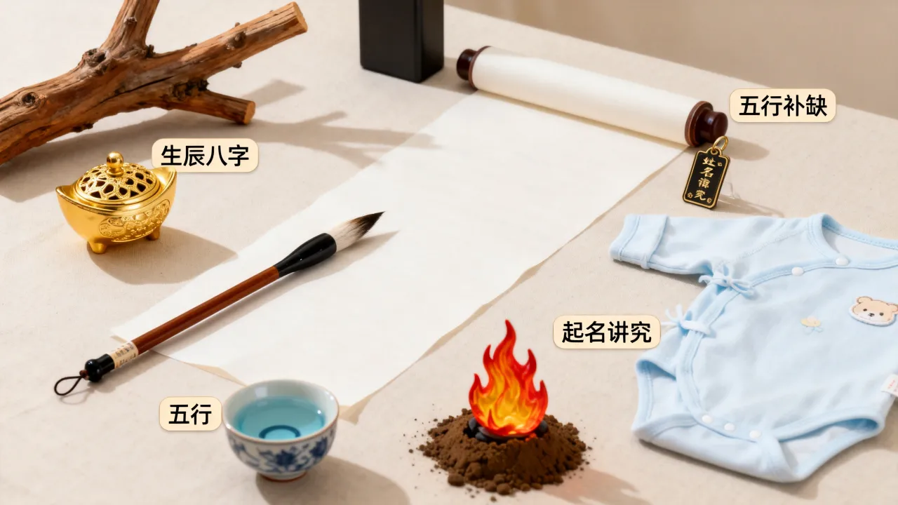宝宝起名需要看什么，生辰八字五行缺什么有哪些讲究