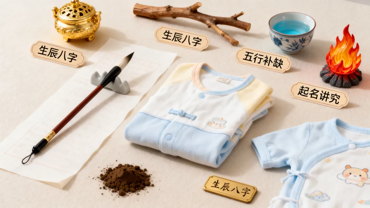 宝宝起名需要看什么，生辰八字五行缺什么有哪些讲究
