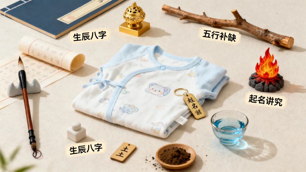 宝宝起名需要看什么，生辰八字五行缺什么有哪些讲究