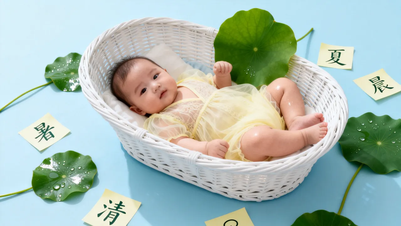 宝宝小暑起名怎么起，小暑节气出生宝宝取名宜用字有哪些？