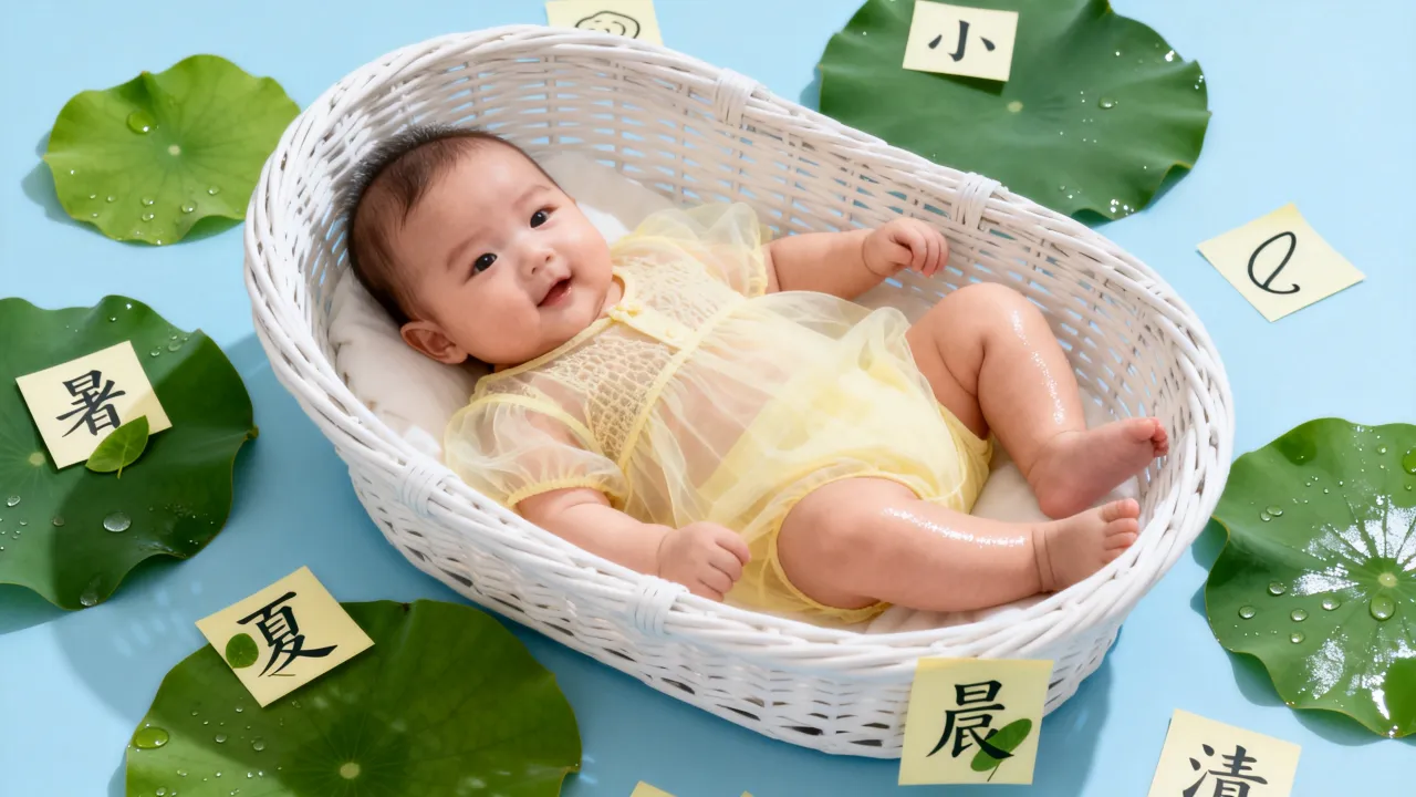 宝宝小暑起名怎么起，小暑节气出生宝宝取名宜用字有哪些？