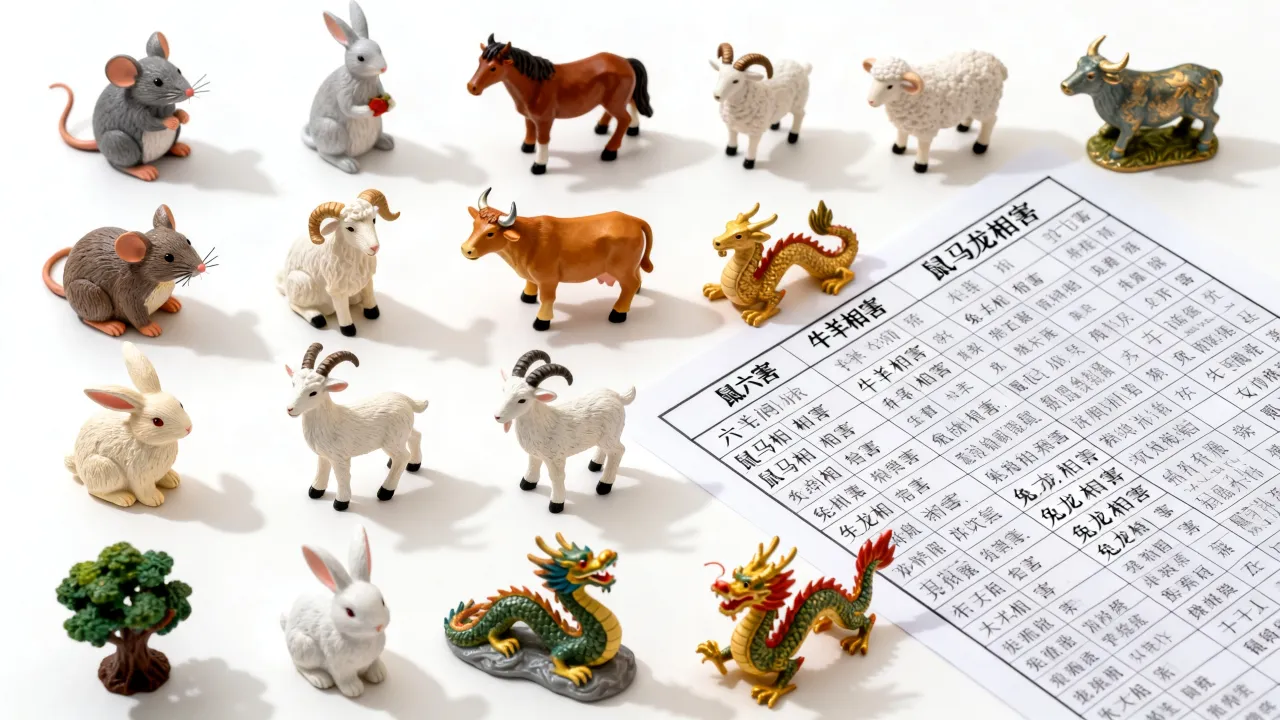 生肖六害是什么?生肖六害歌诀详解大全,六害查询表 生肖六害是什么?生肖六害歌诀详解大全,六害查询表
