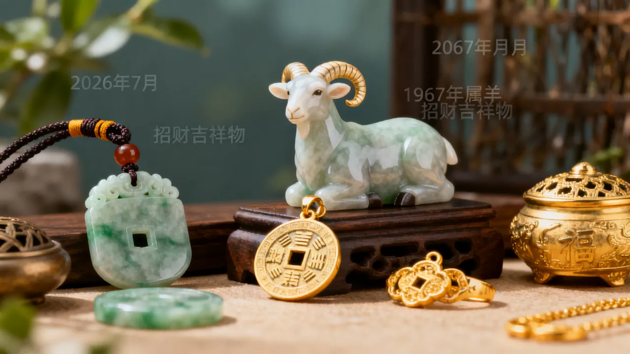 属羊2026年7月财运如何提升,1967年属羊人适合佩戴什么招财吉祥物 属羊2026年7月财运如何提升,1967年属羊人适合佩戴什么招财吉祥物