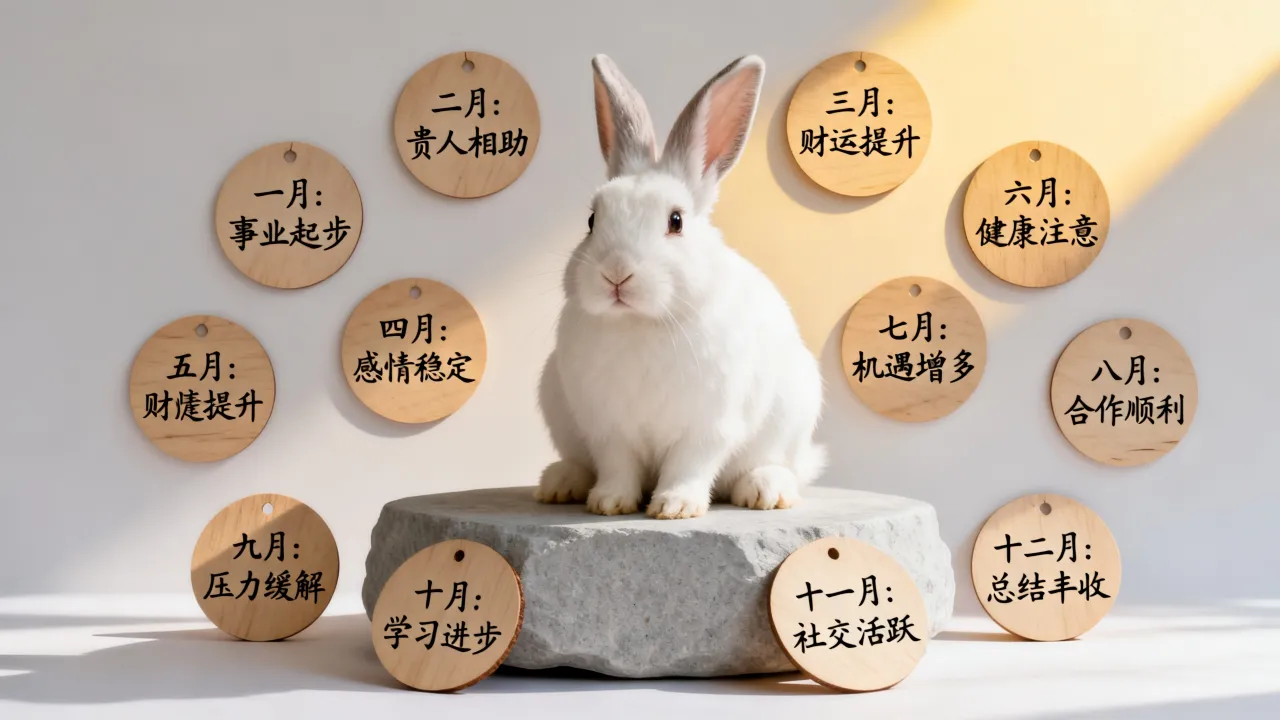 属兔的每个月运势怎么样,属兔各月运势变化如何? 属兔的每个月运势怎么样,属兔各月运势变化如何?