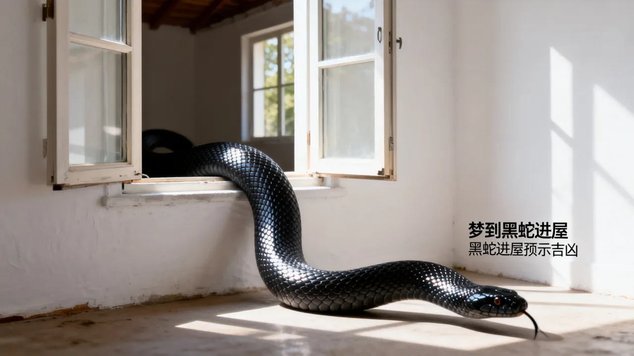 梦到黑蛇进屋是什么意思,黑蛇进屋预示着什么吉凶? 梦到黑蛇进屋是什么意思,黑蛇进屋预示着什么吉凶?