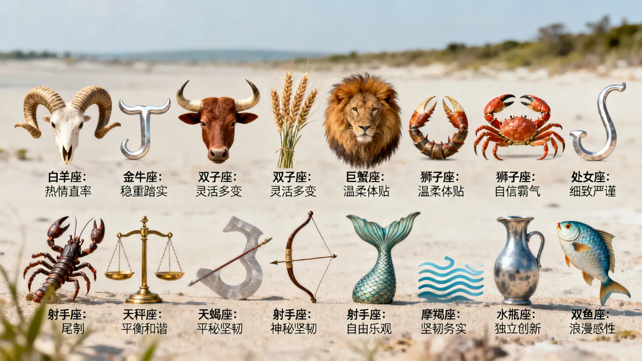 十二星座是什么样子的,十二星座各星座性格特征详解? 十二星座是什么样子的,十二星座各星座性格特征详解?