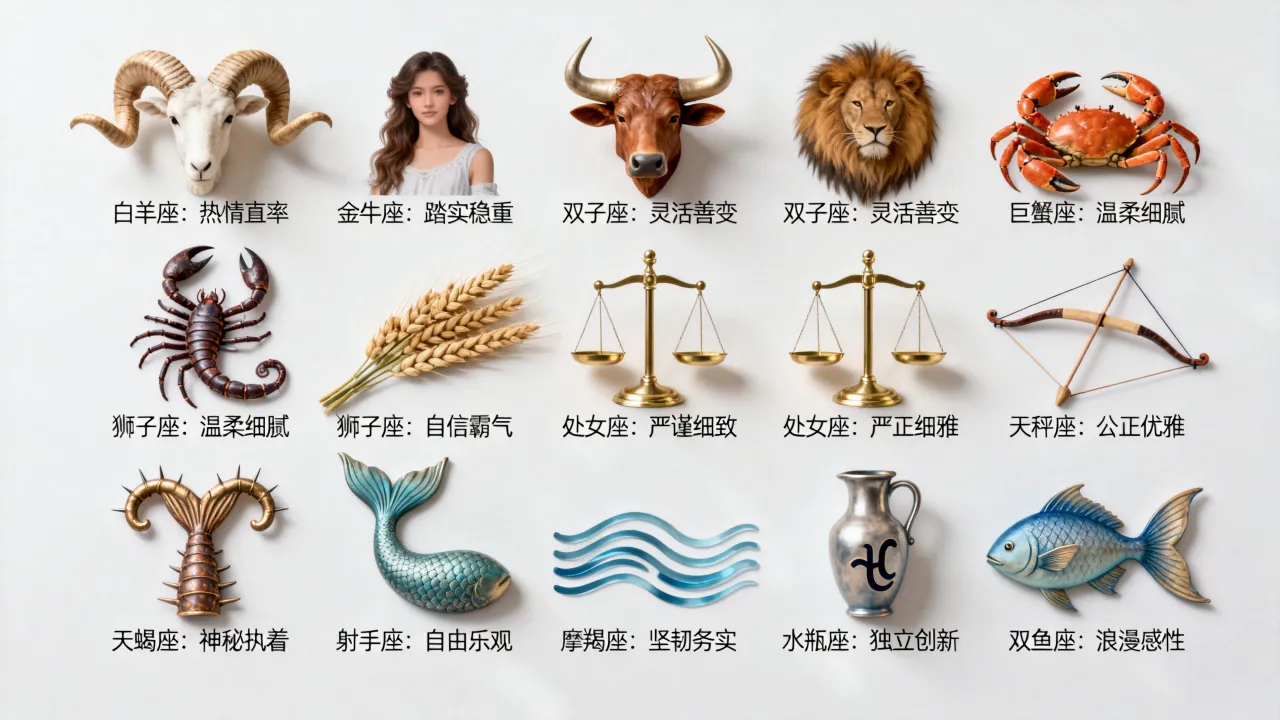 怎样认识十二星座，怎样才能最快熟悉星座性格？