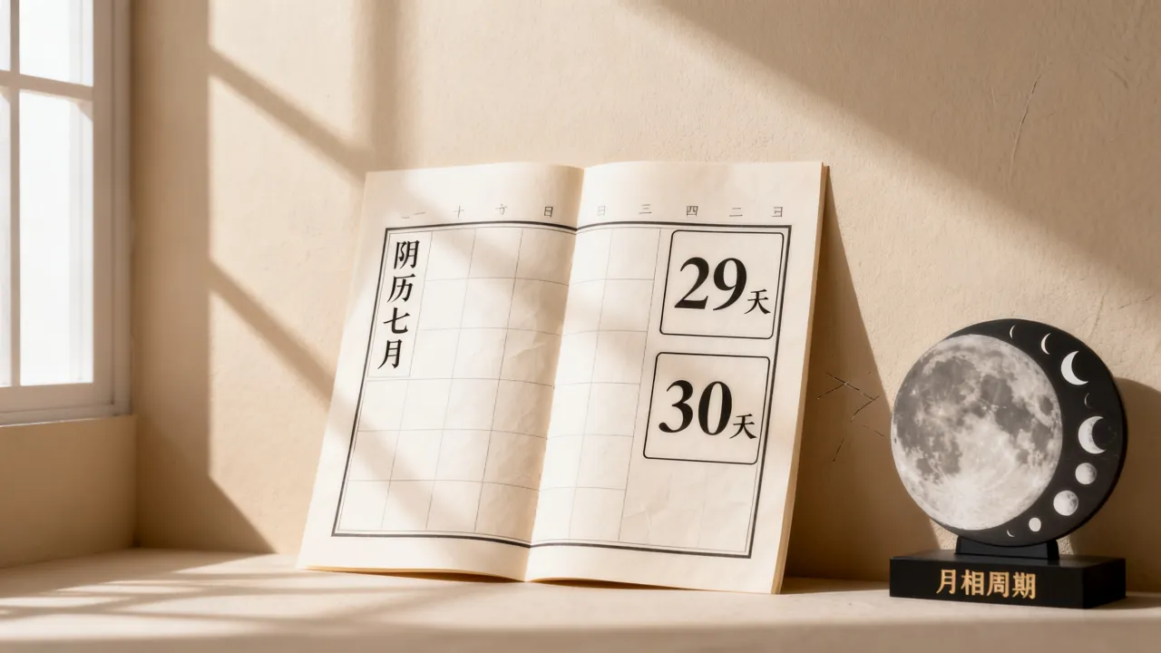 阴历七月有多少天，农历七月为什么有30天和29天区别