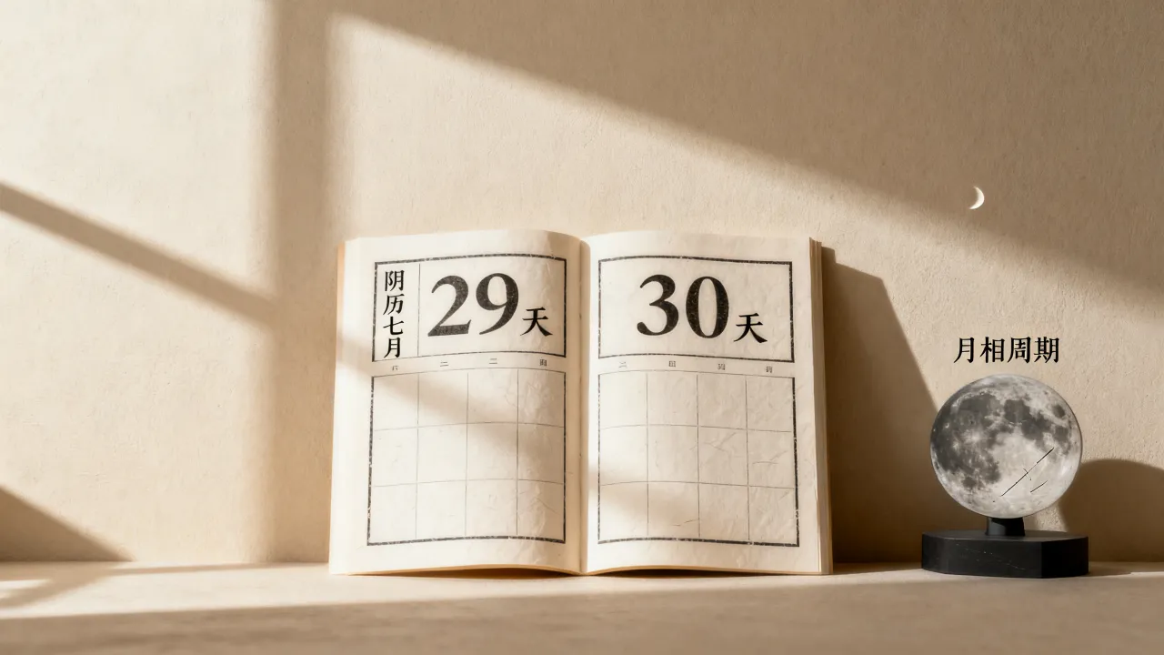 阴历七月有多少天，农历七月为什么有30天和29天区别