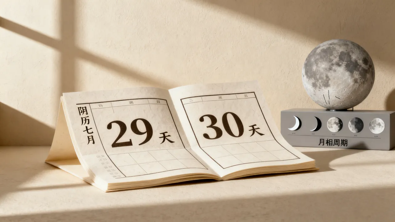 阴历七月有多少天，农历七月为什么有30天和29天区别